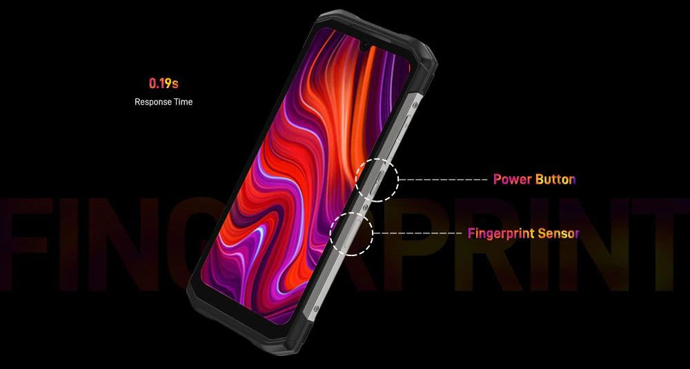 DOOGEE S98 Pro — боковой сканер отпечатка с быстрым откликом