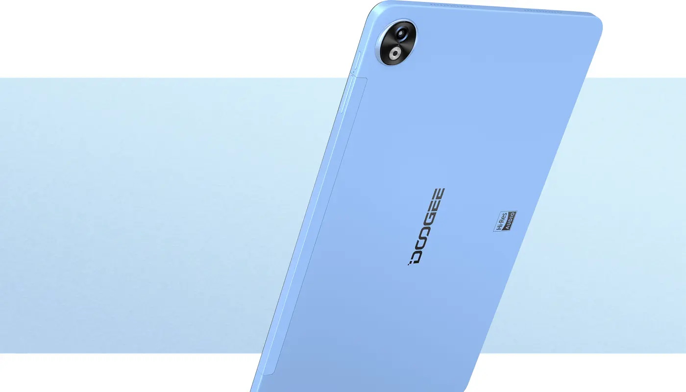 Планшет DOOGEE T20 Ultra — задняя панель, синий цвет