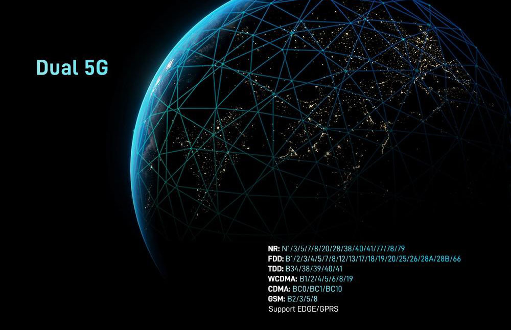 DOOGEE V20 Dual 5G и глобальная поддержка сетей связи