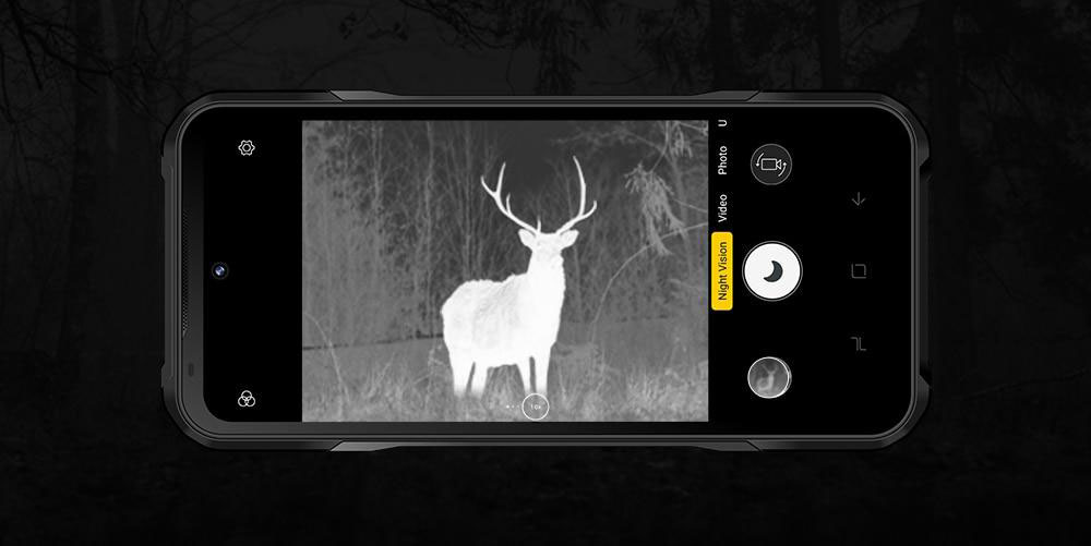 DOOGEE V20 режим нічного бачення з інфрачервоною підсвіткою