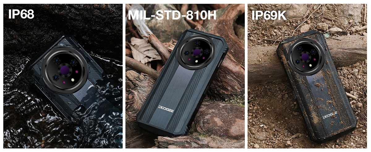 DOOGEE V31 GT — защита IP68, IP69K и стандарт MIL-STD-810H