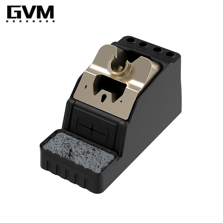 Багатофункціональна підставка для паяльника GVM T210D з тримачем та губкою