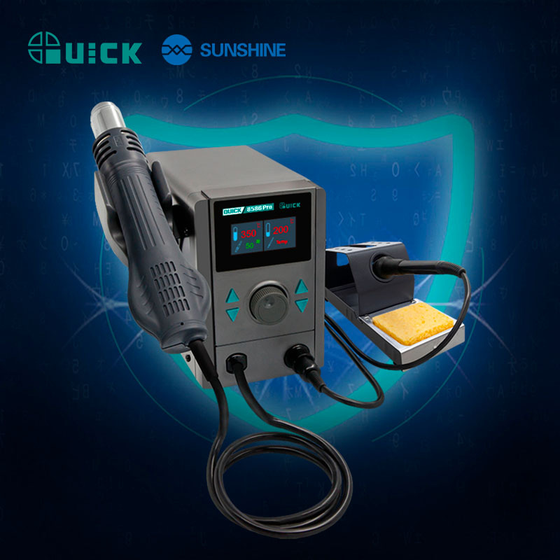 Паяльна станція QUICK 8586 Pro авто сон енергозбереження