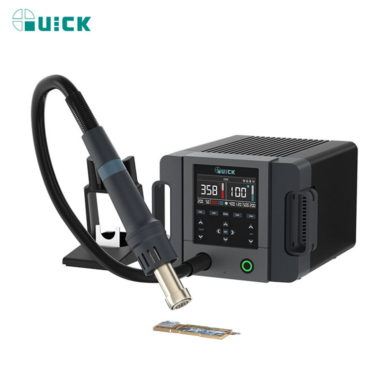 Термовоздушная паяльная станция Quick 861 Pro с феном и подставкой