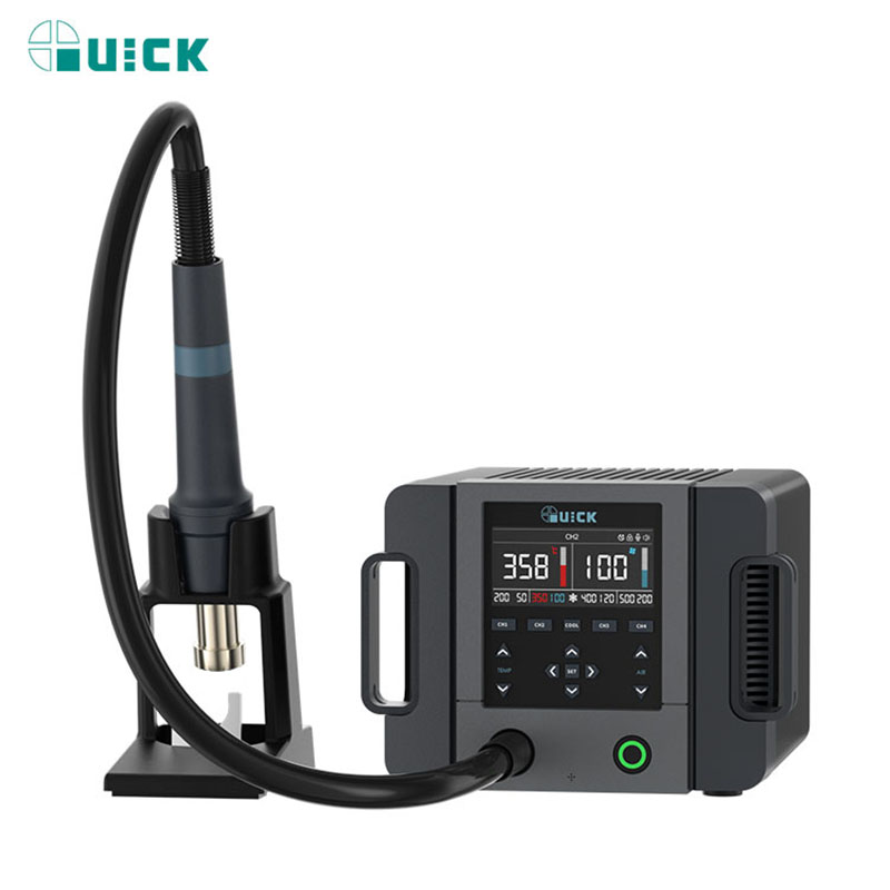 Паяльная станция Quick 861 Pro с феном в подставке