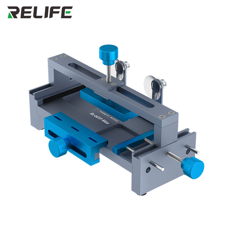 Тримач для фіксації смартфонів Relife RL-601P Max вигляд збоку з боковим модулем