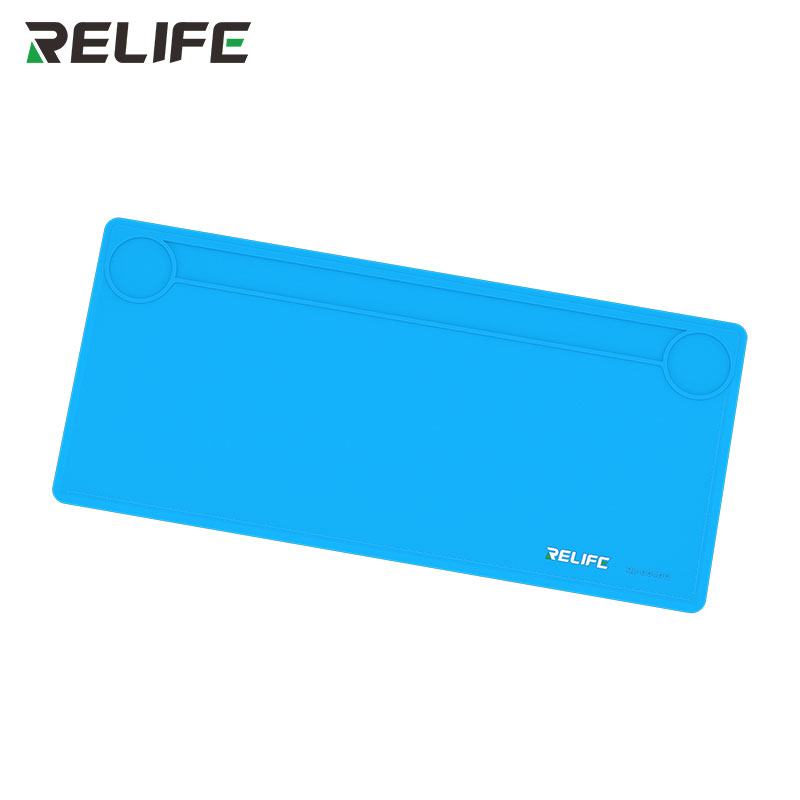 Силіконовий килимок RELIFE RL-004DQ в ізометрії з логотипом та маркуванням моделі