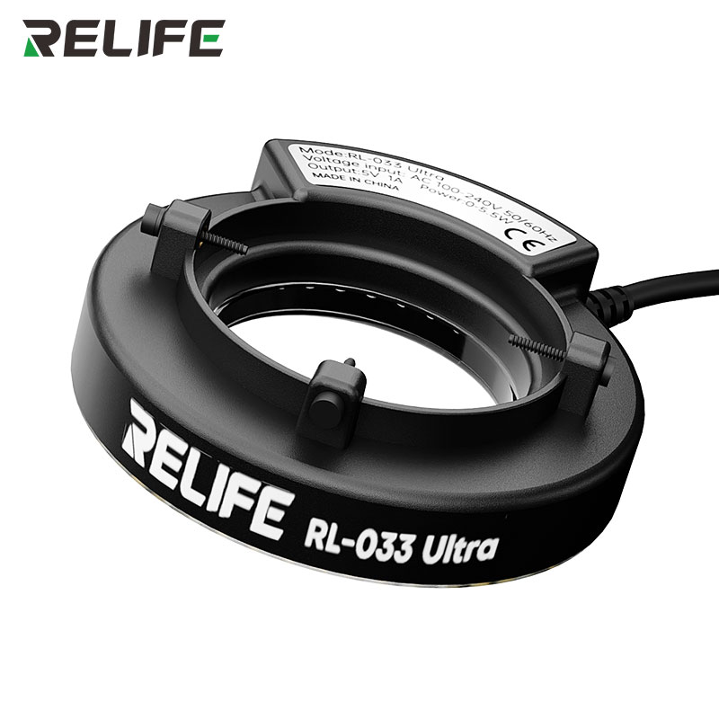 Подсветка RELIFE RL-033 Ultra для микроскопа — крепление и винты фиксации, вид сверху