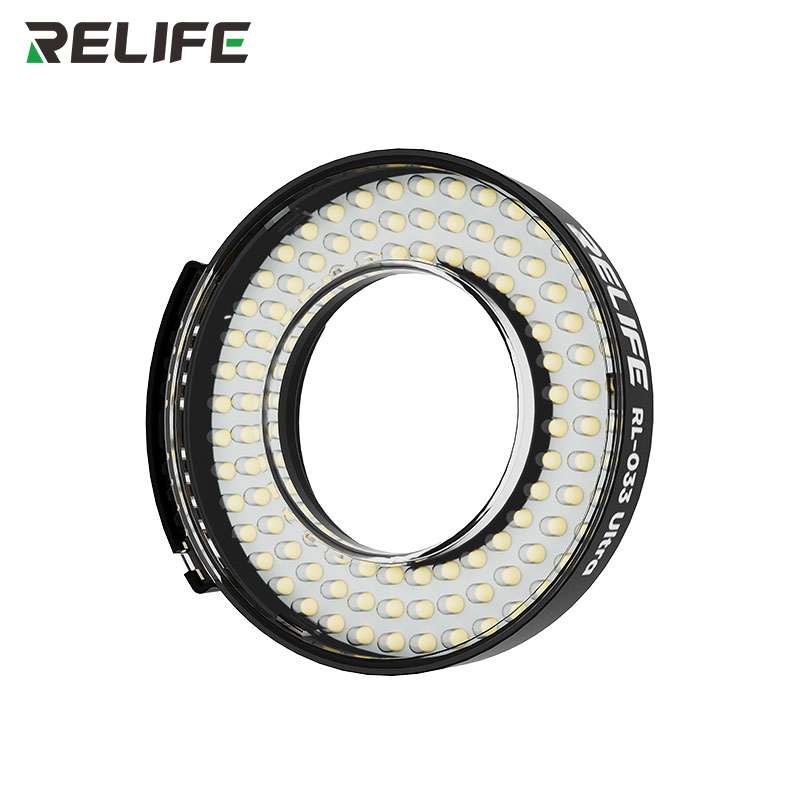 RELIFE RL-033 Ultra — кольцевая LED подсветка для микроскопа, внешний вид
