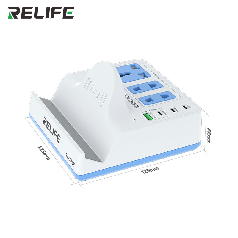 Габарити Relife RL-309H з вказівкою точних розмірів пристрою