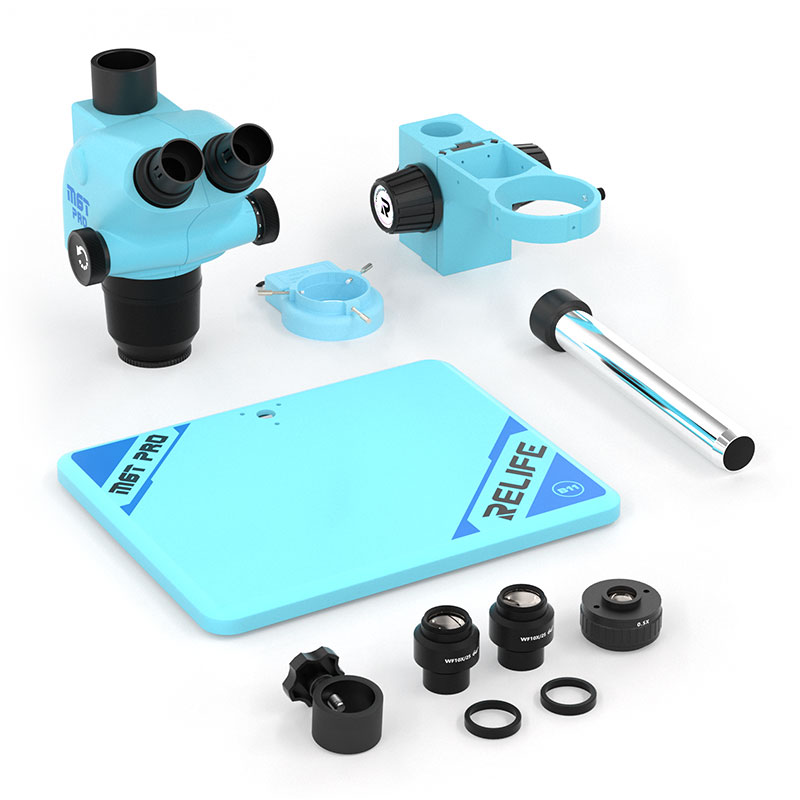 Комплектация тринокулярного микроскопа Relife RL-M6T Pro-B11