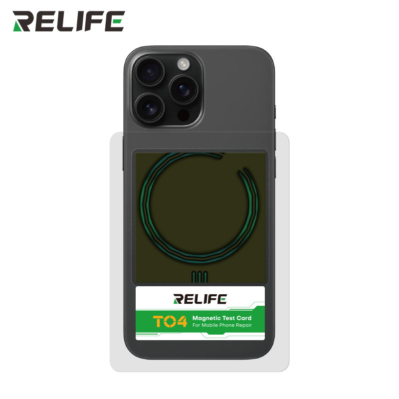 RELIFE T04 проверка магнитного кольца MagSafe на iPhone без разборки