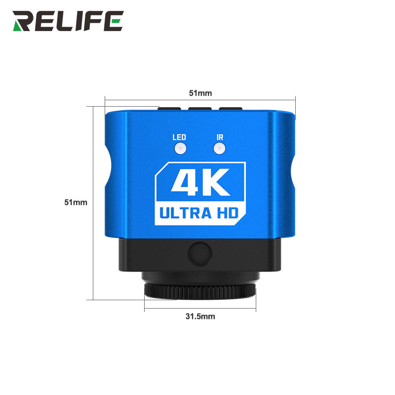 Размеры камеры для микроскопа RELIFE MC1 4K Ultra HD