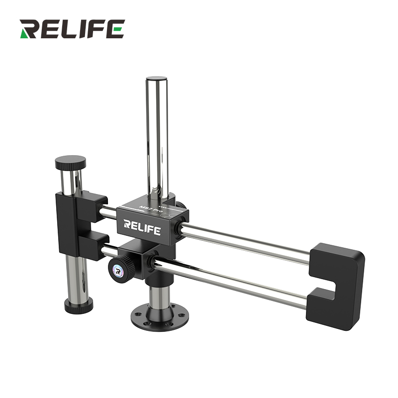 Штатив для микроскопа RELIFE MS2 Pro общий вид двухштанговая конструкция