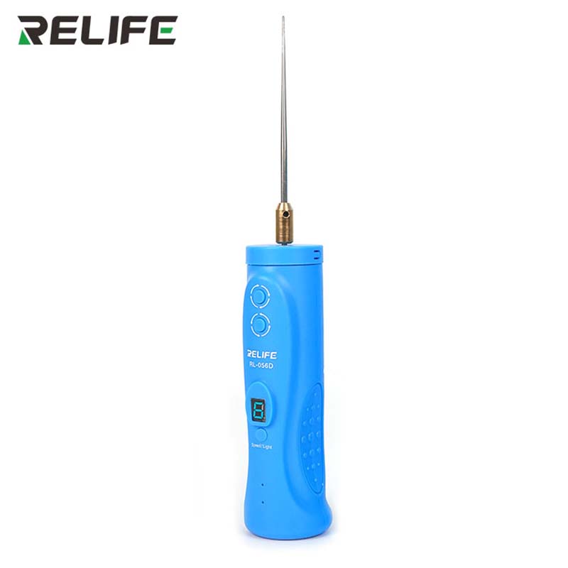Машинка для удаления клея Relife RL-056D с тонкой иглой, вид сбоку