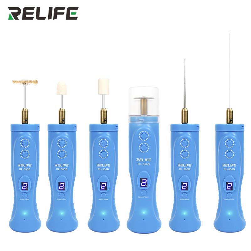 Насадки Relife RL-056D: щітка, войлочні головки, кожух та голки