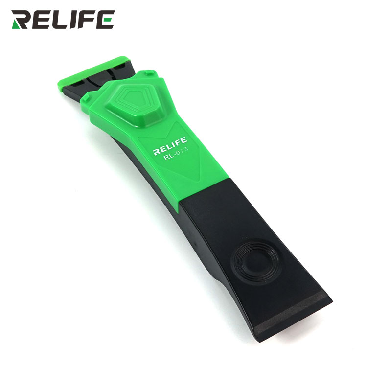 Обратная сторона скребка Relife RL-073 с пластиковой насадкой