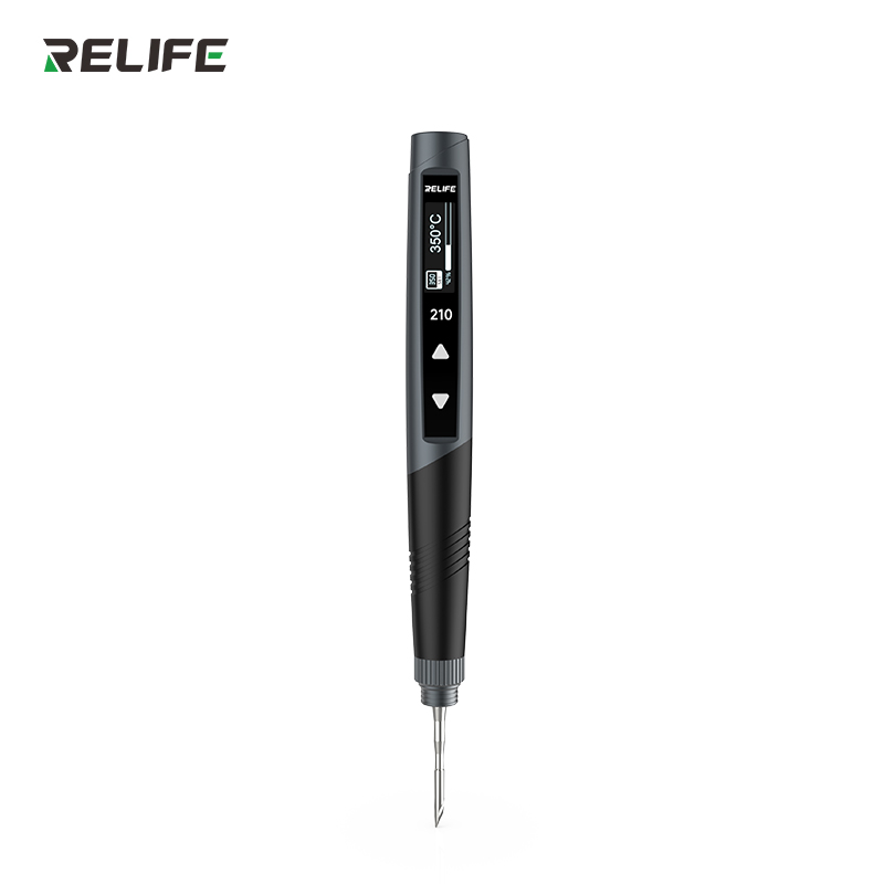 Портативный паяльник Relife 210 с жалом и OLED дисплеем