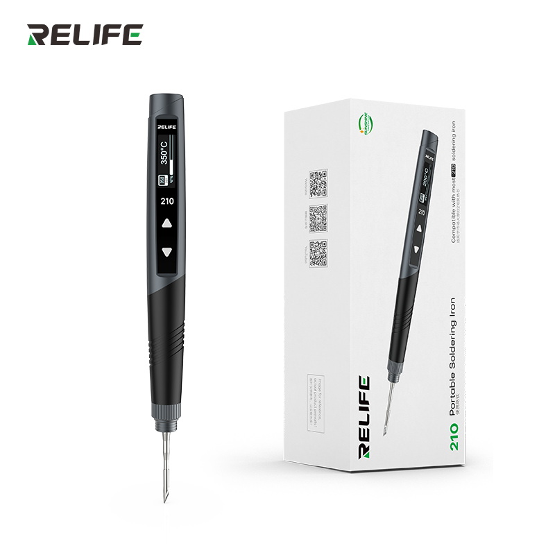 Портативний паяльник Relife 210 з коробкою