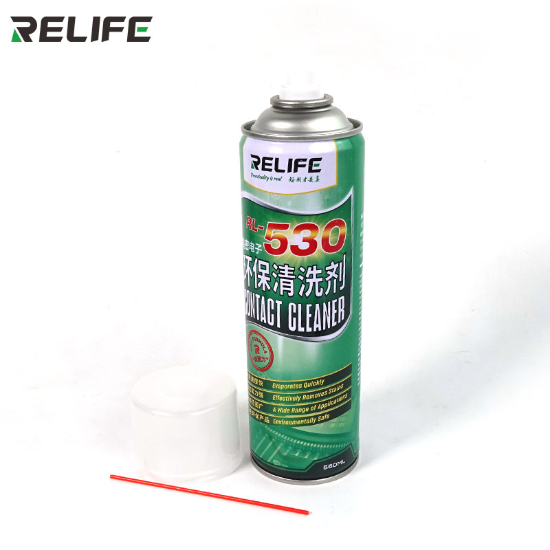 Спрей для очищення плат RELIFE RL-530 550 мл — комплектація з трубкою-насадкою