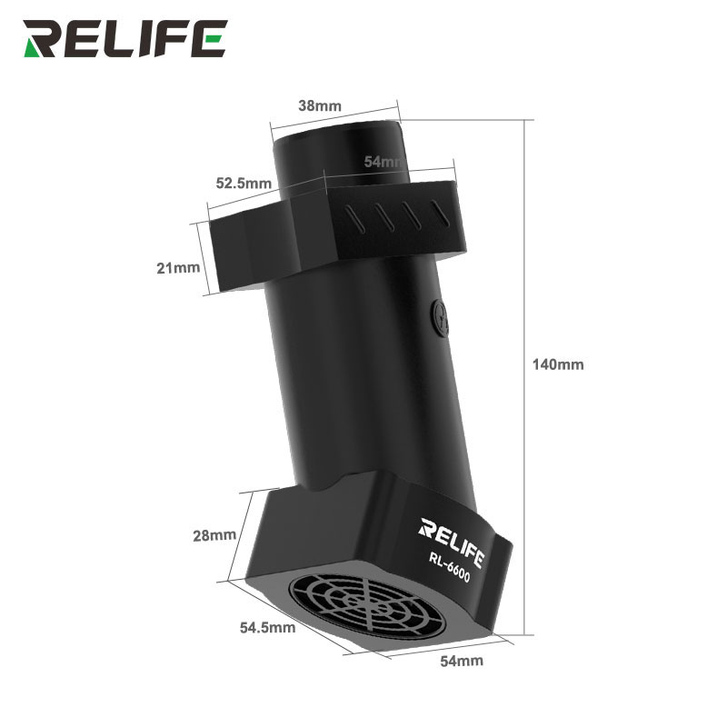 Дымопоглотитель RELIFE RL-6600 под микроскоп размеры корпуса и конструкция вытяжки дыма для пайки