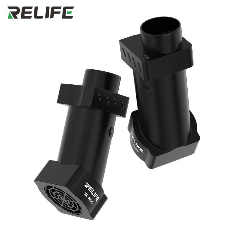 Дымопоглотитель RELIFE RL-6600 под микроскоп компактный черный корпус и защитная сетка всасывания