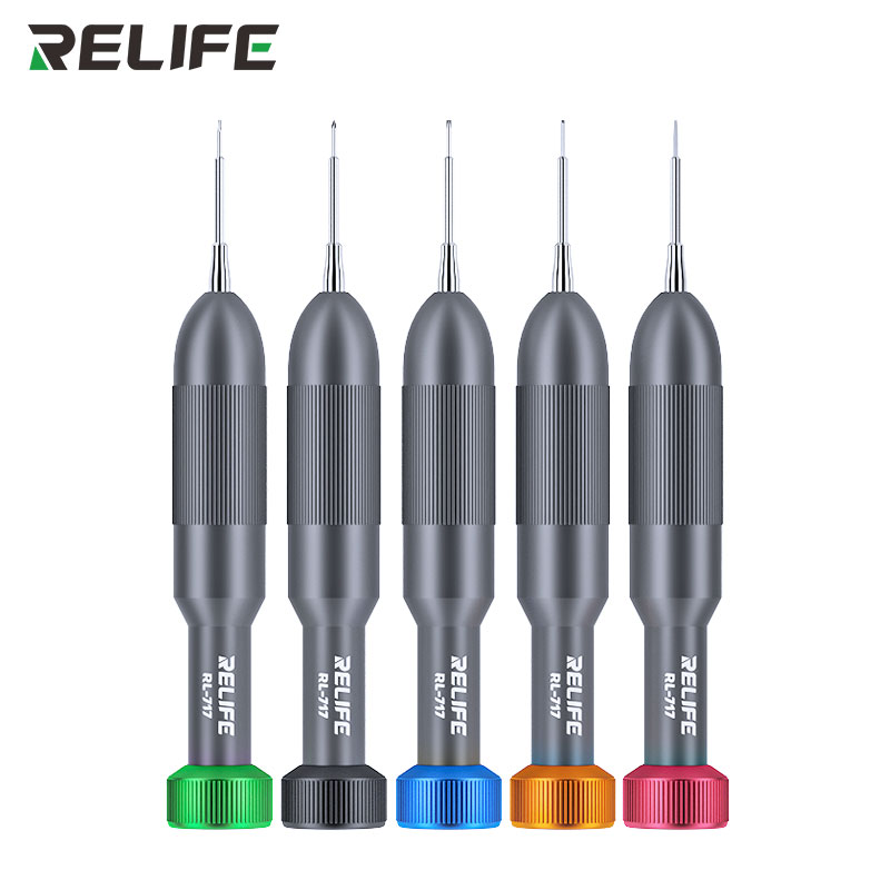 Набор отверток Relife RL-717A — пять прецизионных отверток с цветовой маркировкой