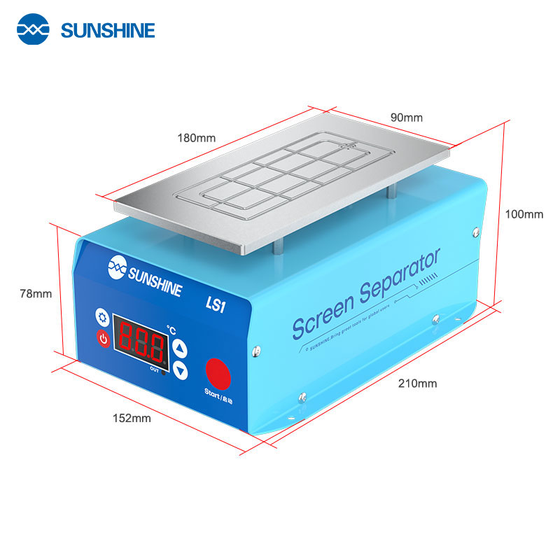 Сепаратор вакуумний Sunshine LS1 габаритні розміри пристрою