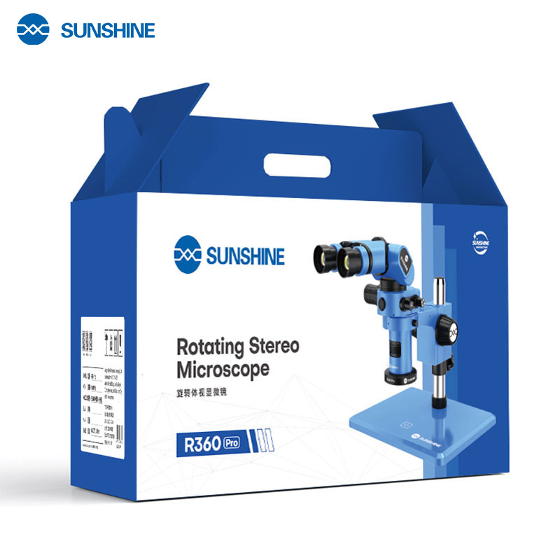 Мікроскоп тринокулярний Sunshine R360 Pro упаковка коробка