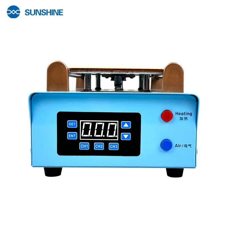 Цифровой дисплей и кнопки Set/Ent/вверх/вниз, Heating и Air — Sunshine S-918K