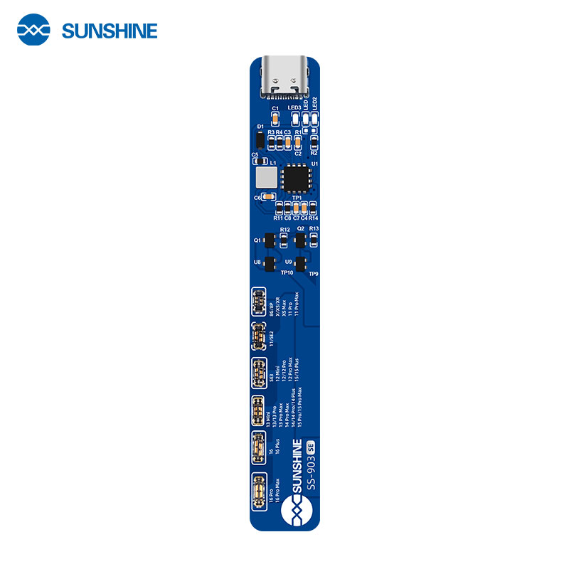 Плата активації Sunshine SS-903 SE для iPhone 8–16 Pro Max, вигляд спереду