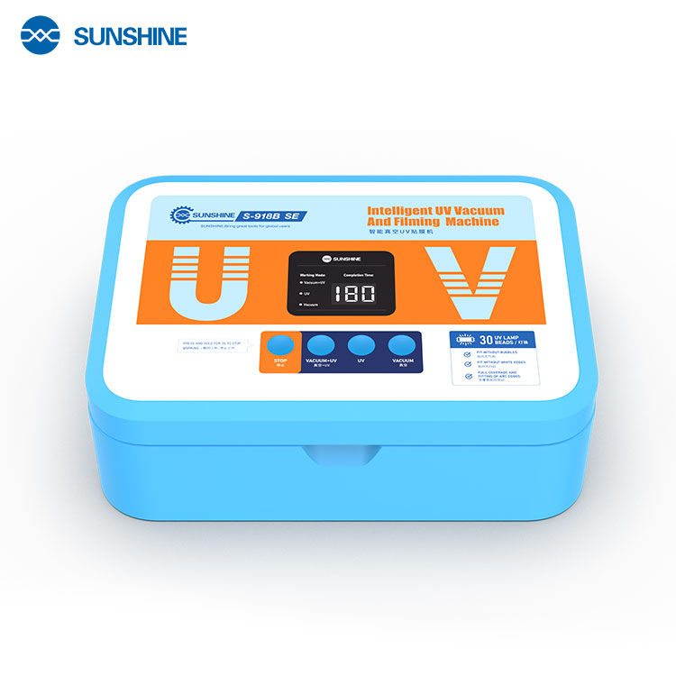 Вакуумный UV-бокс SUNSHINE SS-918B SE — закрытый вид сверху спереди