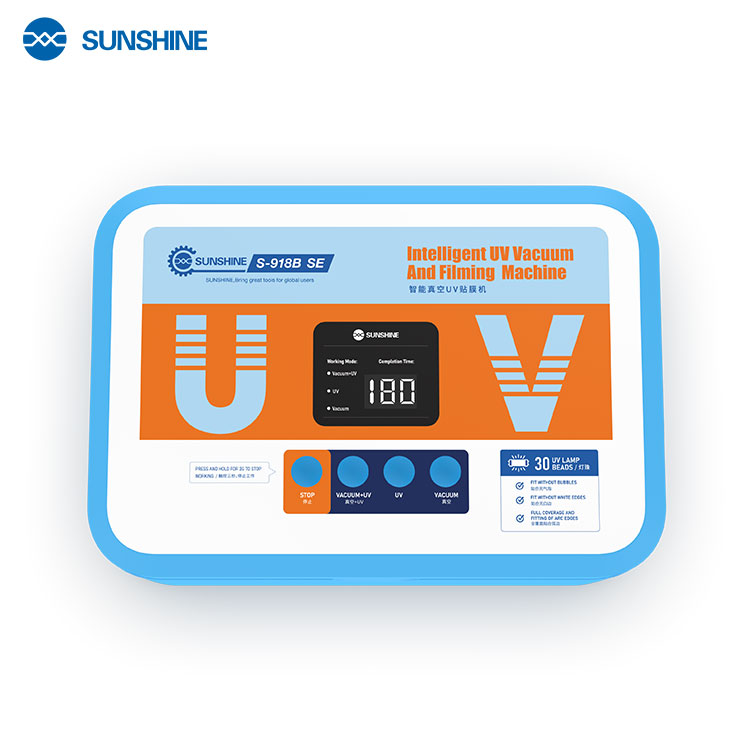 Вакуумный UV-бокс SUNSHINE SS-918B SE — панель управления сверху