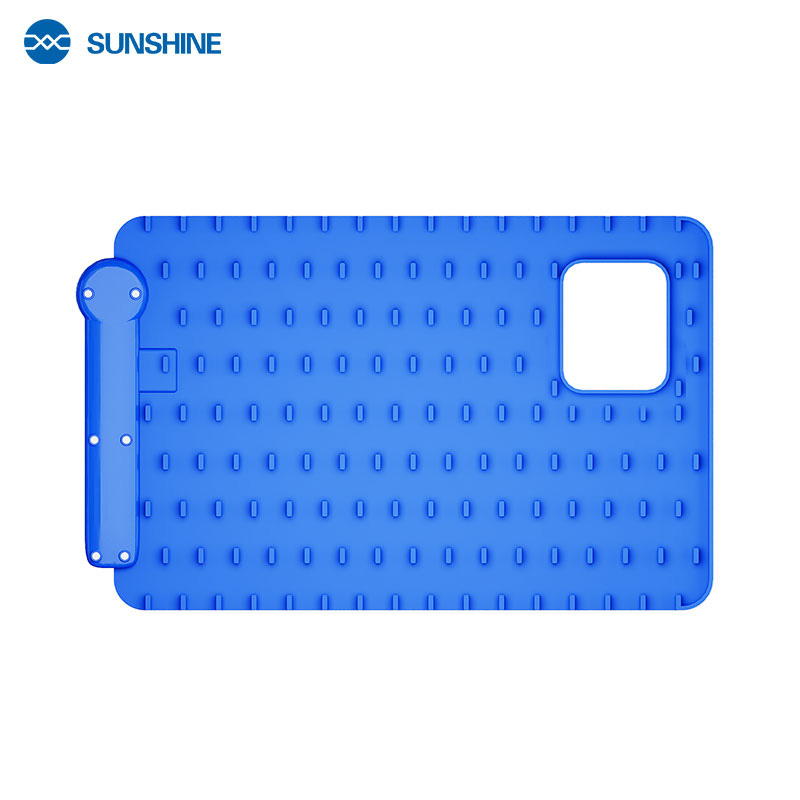 SUNSHINE LS3 Plus — нижняя сторона силиконового коврика с подогревом, противоскользящая основа