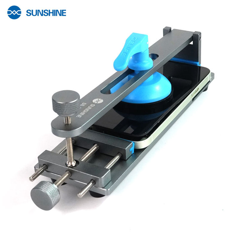 SUNSHINE SS-601G с зафиксированным смартфоном — вид сбоку