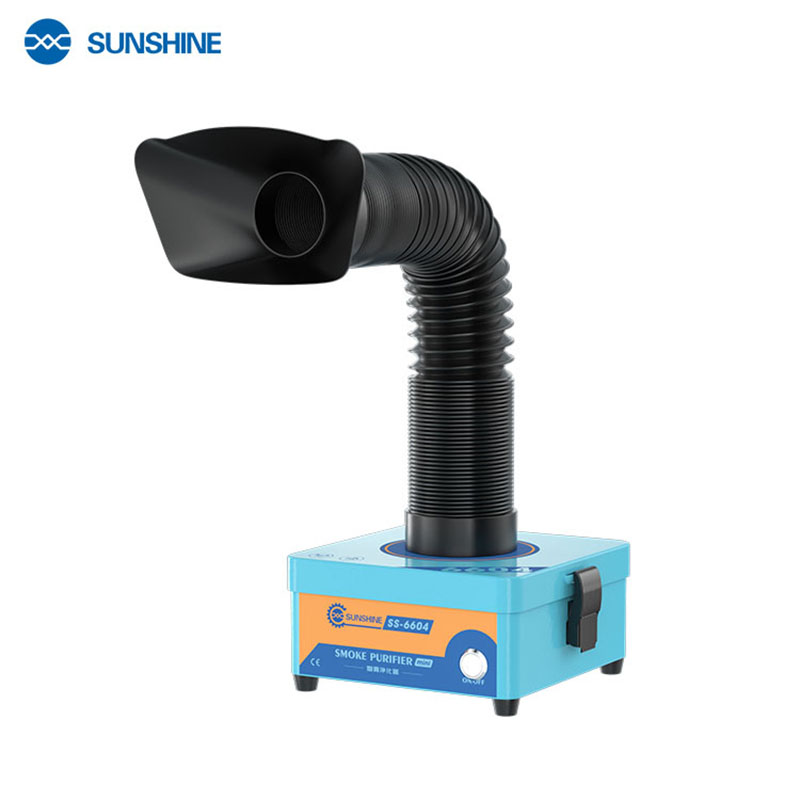 Димопоглинач Sunshine SS-6604 компактна витяжка диму для паяння
