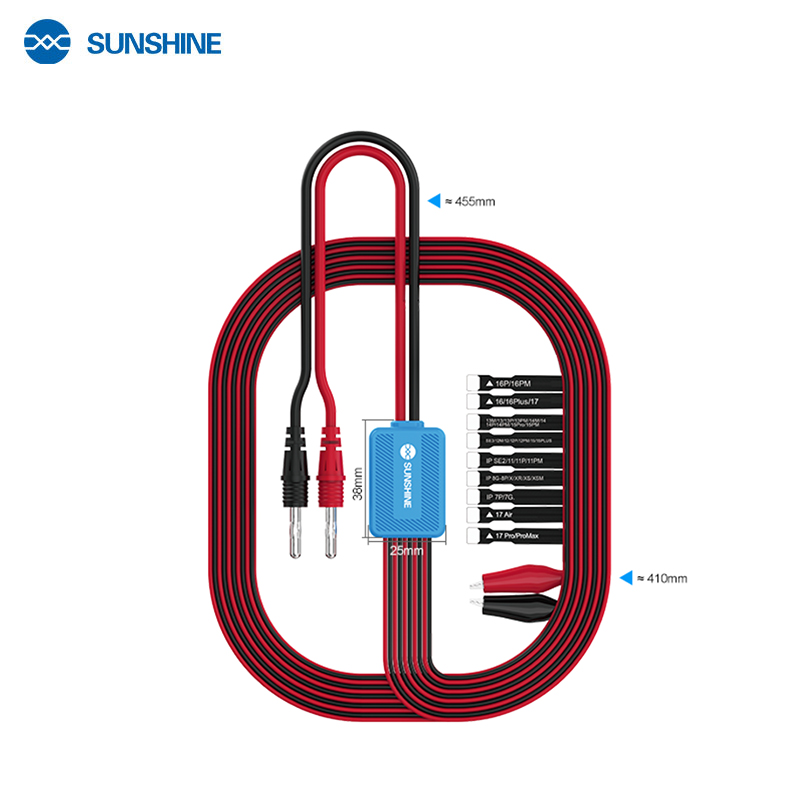Кабели для блоков питания SUNSHINE SS-905K размеры 38×25×9 мм длина 455/410 мм