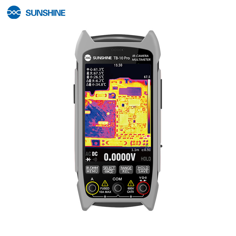 Мультиметр тепловизор Sunshine TB-10 Pro с отображением температуры на экране