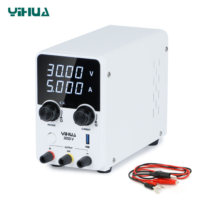 Блок живлення YIHUA 305D-V імпульсний 30В 5А з комплектними проводами