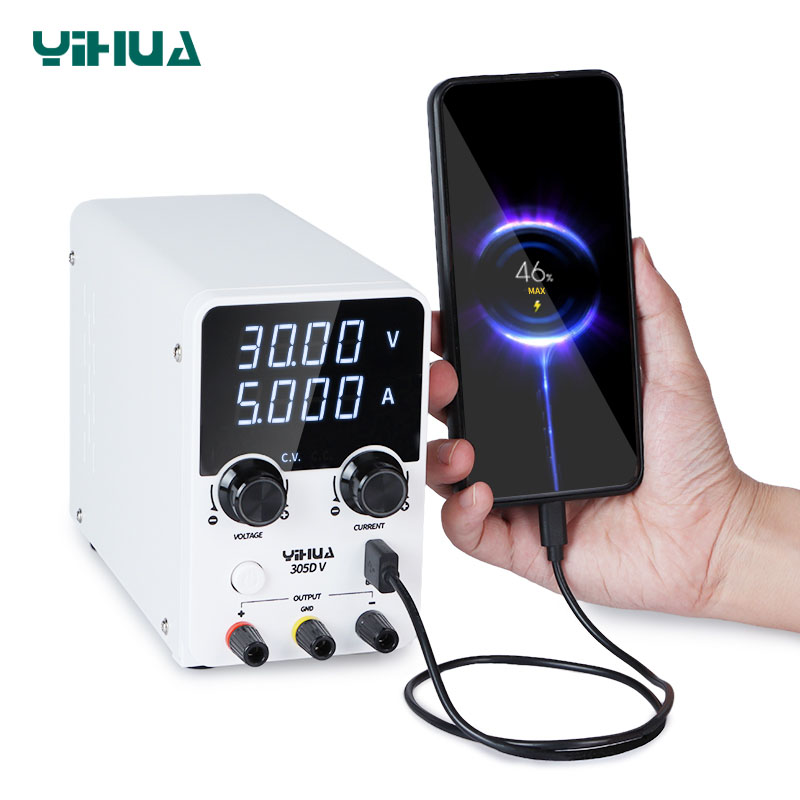 Блок живлення YIHUA 305D-V імпульсний 30В 5А USB Quick Charge