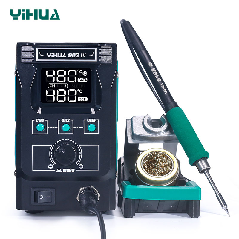 Ремонтний комплекс YIHUA 813 II з паяльною станцією 982 IV і паяльником C245
