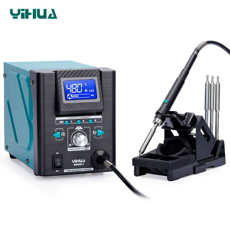 Паяльная станция YIHUA 8509-I комплект микрофен поворотный дисплей