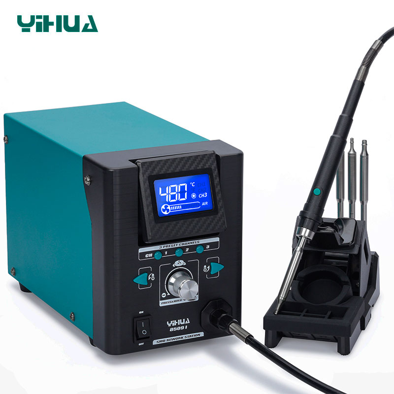 Паяльная станция YIHUA 8509-I поворотный дисплей режим CH3 480°C