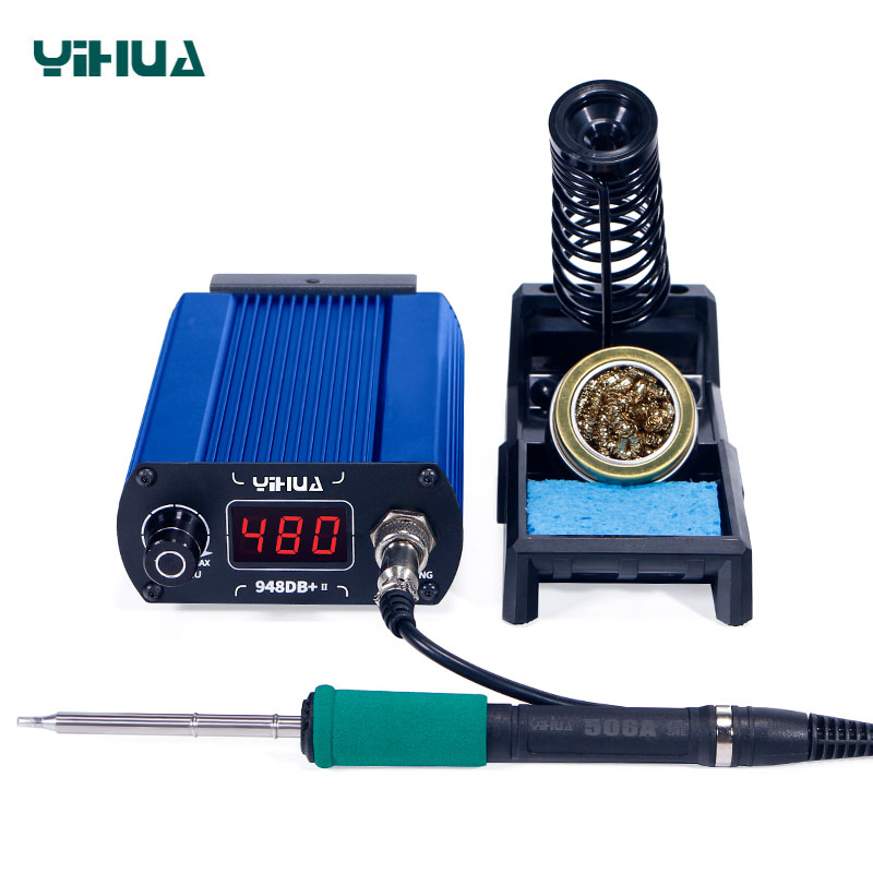 Паяльная станция YIHUA 948DB+ II комплект с паяльником и подставкой