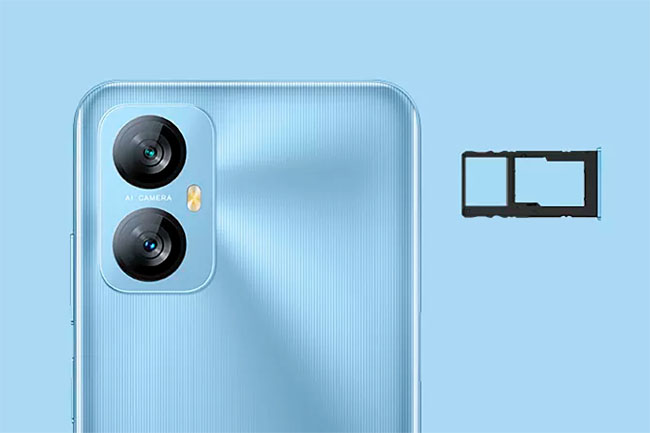 Смартфон Blackview A52 Pro: Гибкий выбор слотов для сим и карты памяти