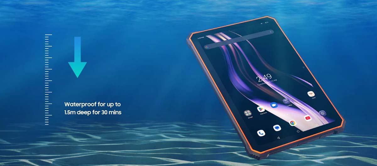 планшет blackview active 8 Передова водонепроникність IP68 і IP69K