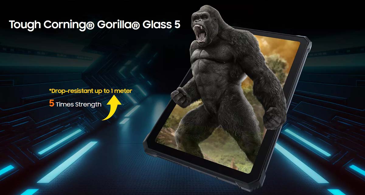 планшет
blackview active 8 Міцне скло Corning® Gorilla® Glass 5
