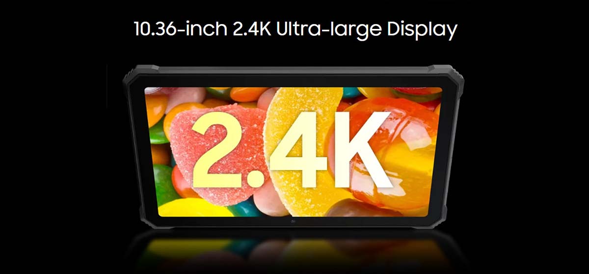 планшет blackview active 8 10.36-дюймовий дисплей FHD+ роздільна здатність 2.4K