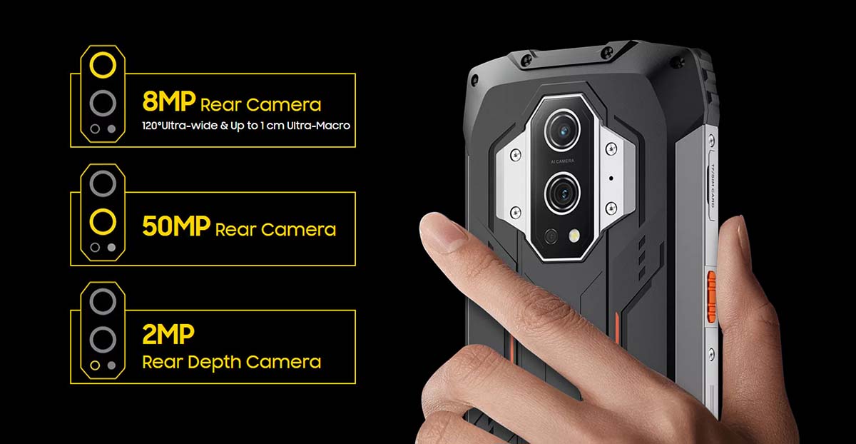смартфон blackview bv9300 50 МП задняя камера: Идеальная цветопередача