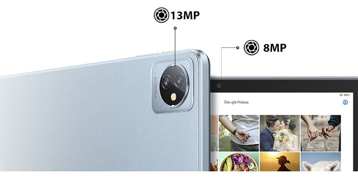 Blackview Tab 8 WiFi Камеры с ИИ 8МП + 13МП